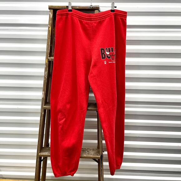 90s Chicago Bulls Basketball Sweat Pants - Picture 1 of 5